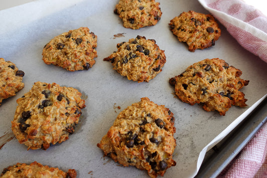 BANANA & OAT CHOC CHIP MOOD BOOSTING COOKIES