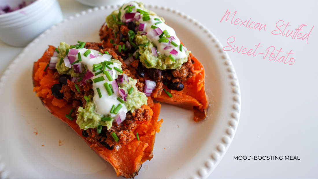 Mood Boosting Mexican Stuffed Sweet Potato