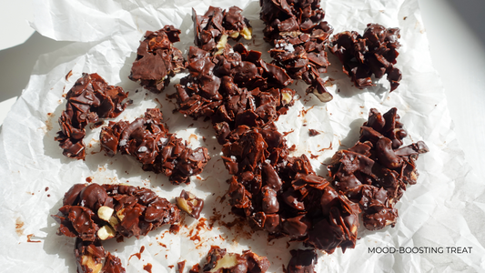 Mood Boosting Treat - Coconut Chocolate Nut Clusters